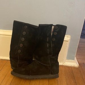 UGG black button up boots